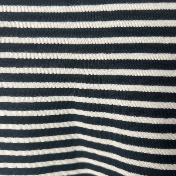 SAINT LAURENT STRIPE LINEN COTTON T-SHIRT - Picture 6 of 10